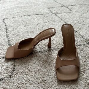 Zara Mules size 38 worn once